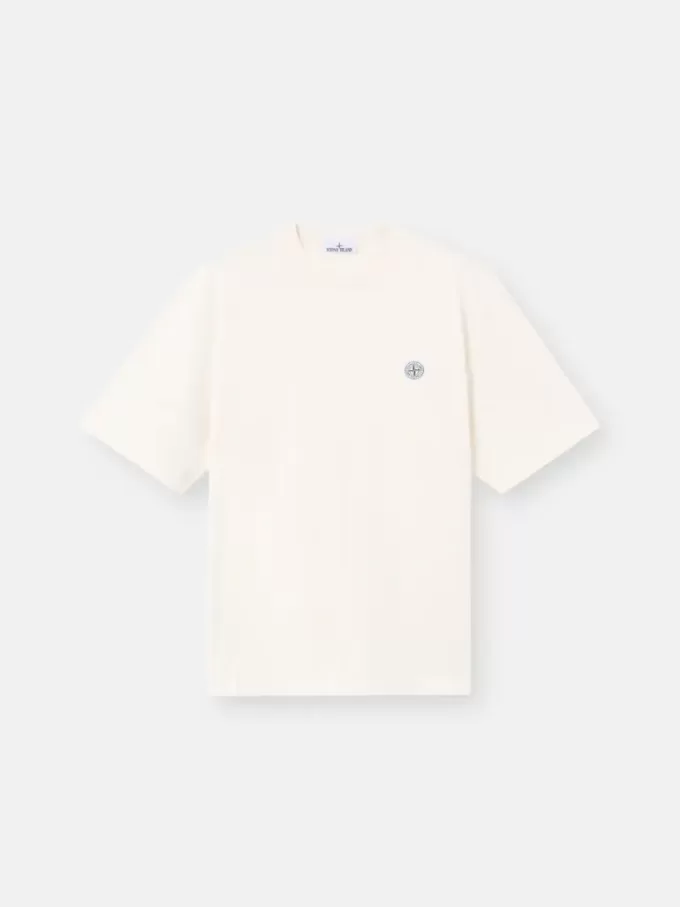 Regular fit T-shirt met korte mouwen en Compass-patch