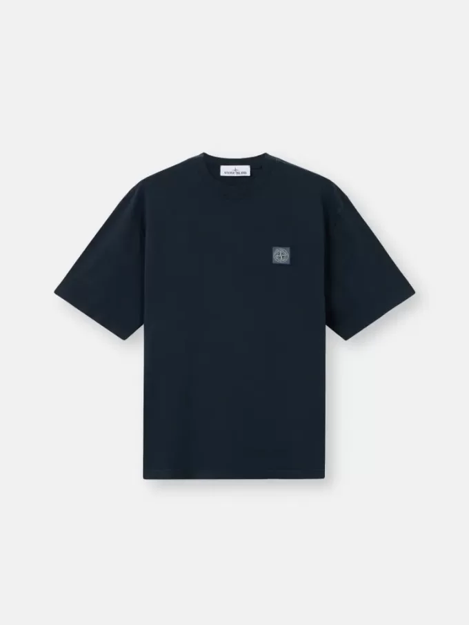 Regular fit T-shirt met korte mouwen en Compass-patch