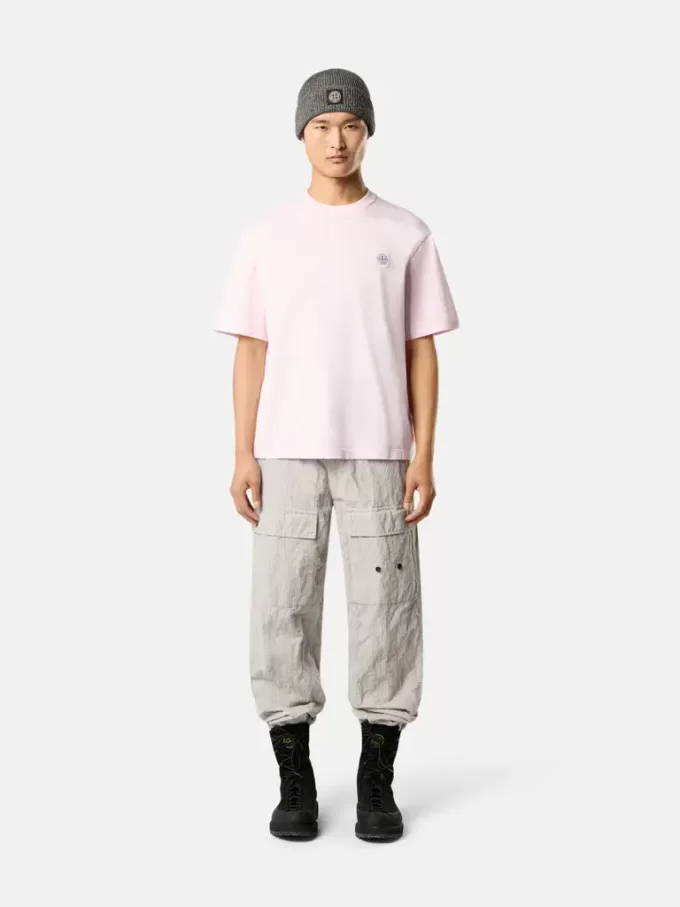 Regular fit T-shirt met korte mouwen en Compass-patch
