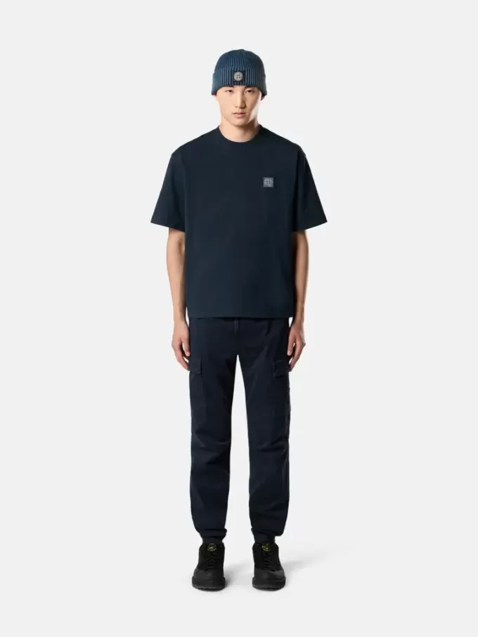 Regular fit T-shirt met korte mouwen en Compass-patch