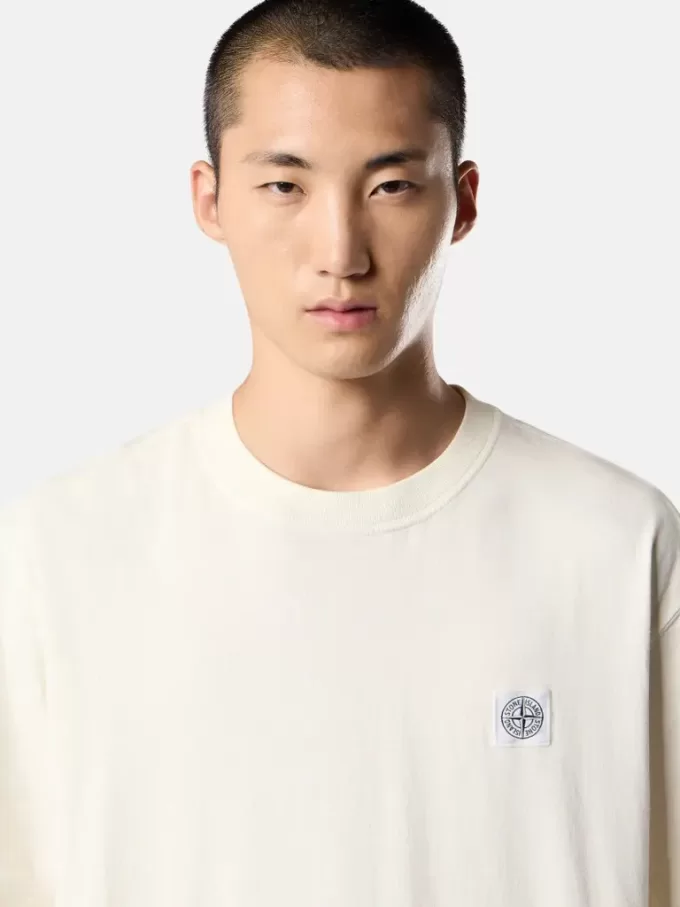 Regular fit T-shirt met korte mouwen en Compass-patch