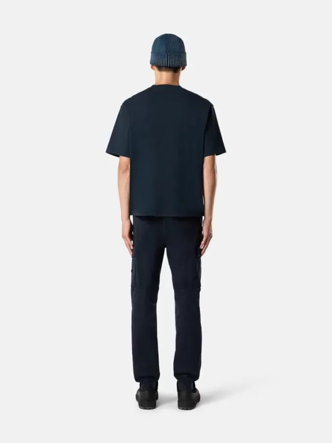 Regular fit T-shirt met korte mouwen en Compass-patch