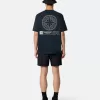 Regular fit T-shirt met korte mouwen en ‘Industrial’-print Regular fit T-shirt met korte mouwen en ‘Industrial’-print