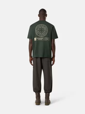 Regular fit T-shirt met korte mouwen en ‘Industrial’-print