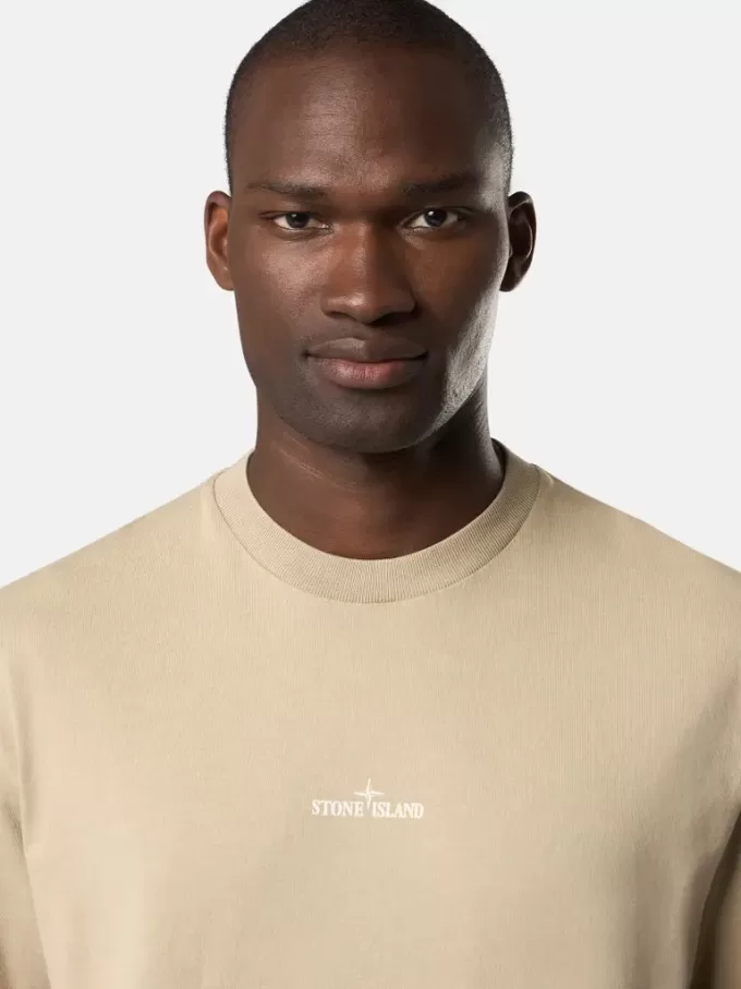 Regular fit T-shirt met korte mouwen en ‘Industrial’-print Regular fit T-shirt met korte mouwen en ‘Industrial’-print