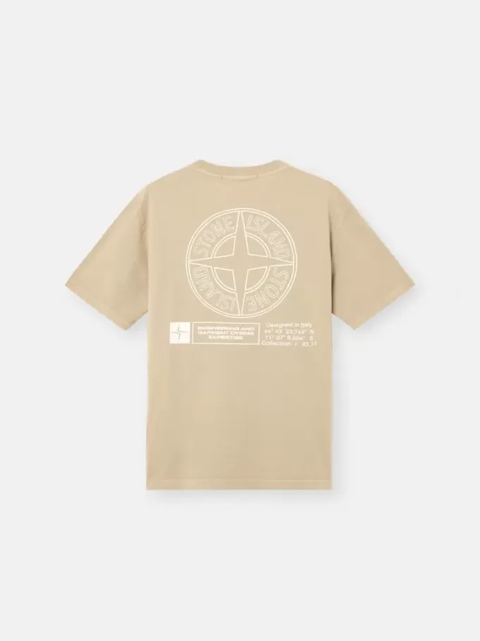 Regular fit T-shirt met korte mouwen en ‘Industrial’-print Regular fit T-shirt met korte mouwen en ‘Industrial’-print