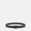 Riem met matte metalen gesp.