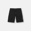Slim-fit cargo bermuda met ritszakken.