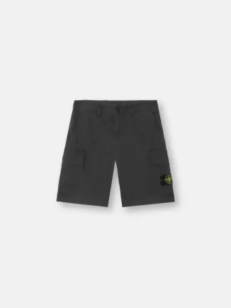 Slim-fit cargo bermuda met ritszakken.