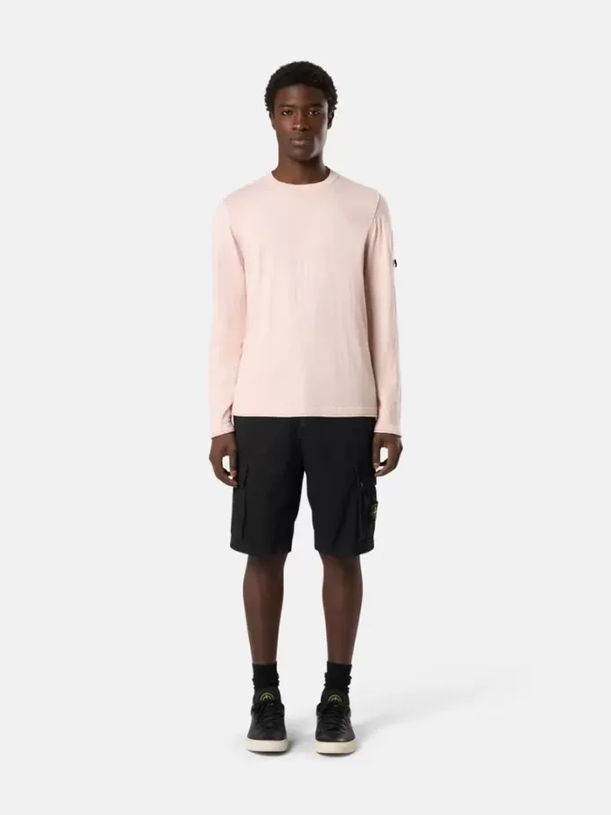 Slim-fit cargo bermuda met ritszakken.