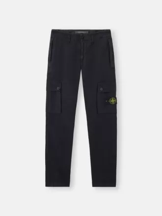 Slim-fit cargobroek met zakken met ritssluiting