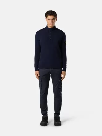 Slim-fit cargobroek met zakken met ritssluiting