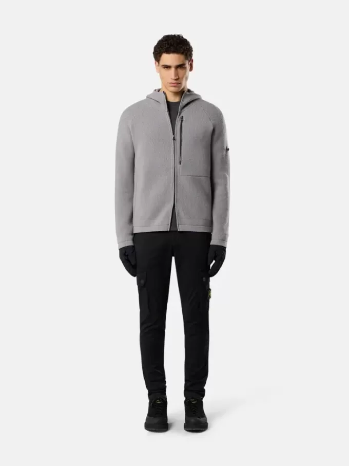 Slim-fit cargobroek met zakken met ritssluiting