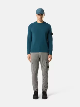 Slim-fit cargobroek met zakken met ritssluiting