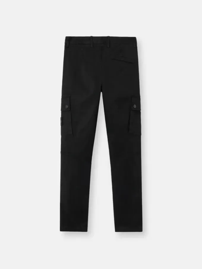 Slim-fit cargobroek met zakken met ritssluiting