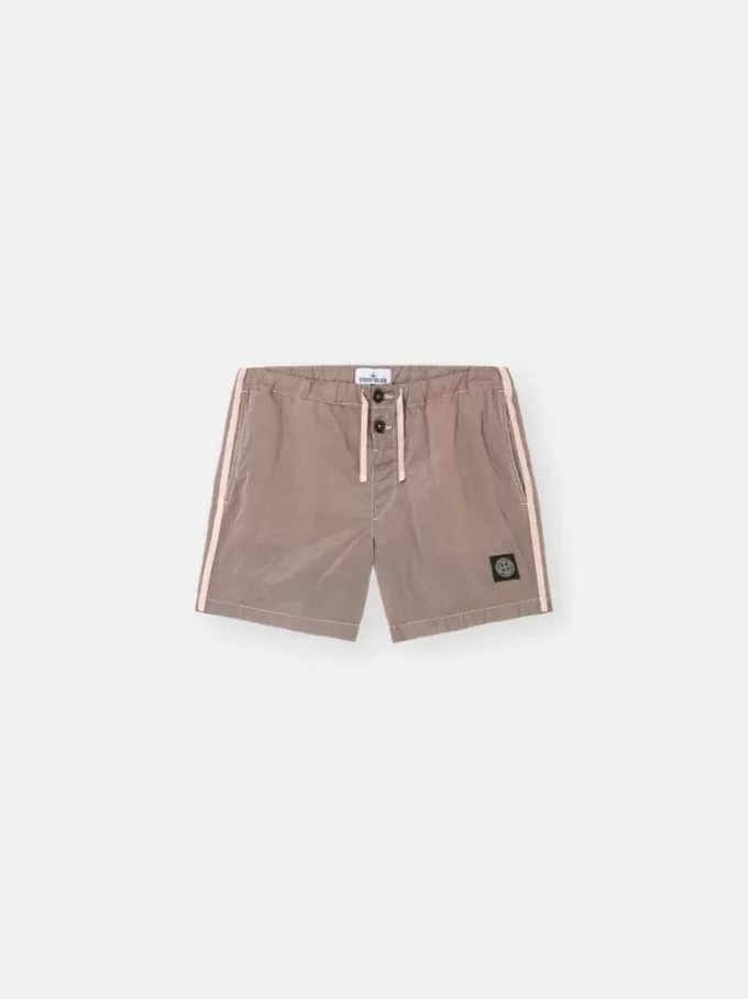 Slim-fit korte zwembroek met zakken Slim-fit korte zwembroek met zakken