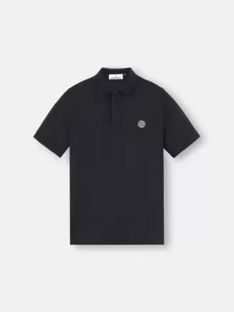 Slim-fit poloshirt met korte mouwen en Compass-patch