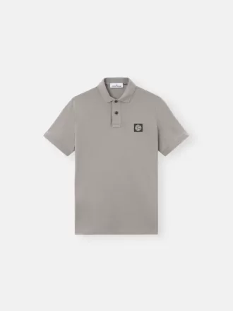 Slim-fit poloshirt met korte mouwen en Compass-patch