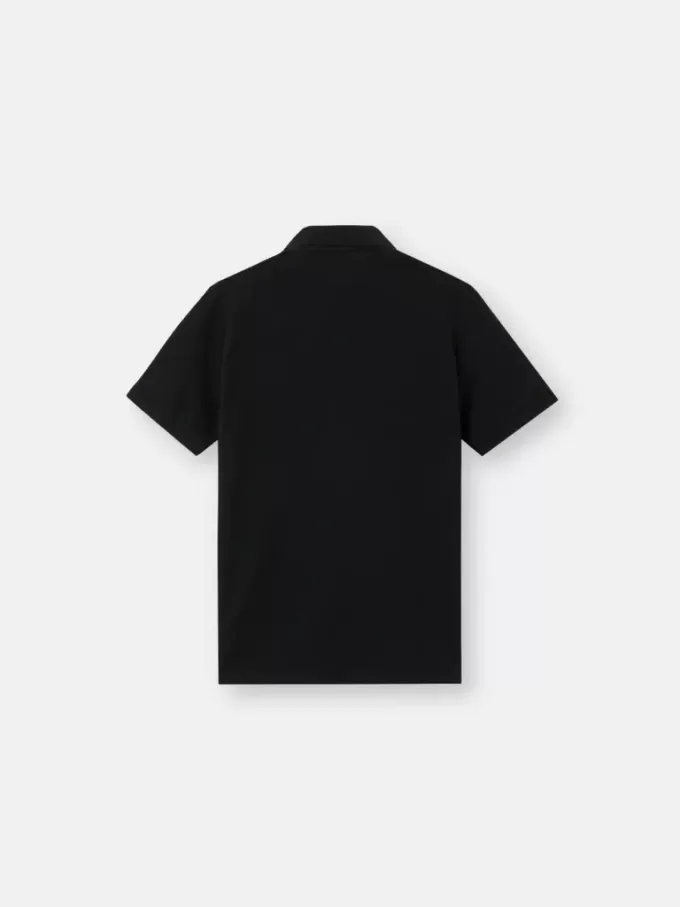 Slim-fit poloshirt met korte mouwen en Compass-patch