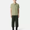 Slim-fit poloshirt met korte mouwen en gestreepte details