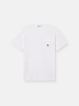 Slim-fit T-shirt met korte mouwen en Compass-patch Slim-fit T-shirt met korte mouwen en Compass-patch