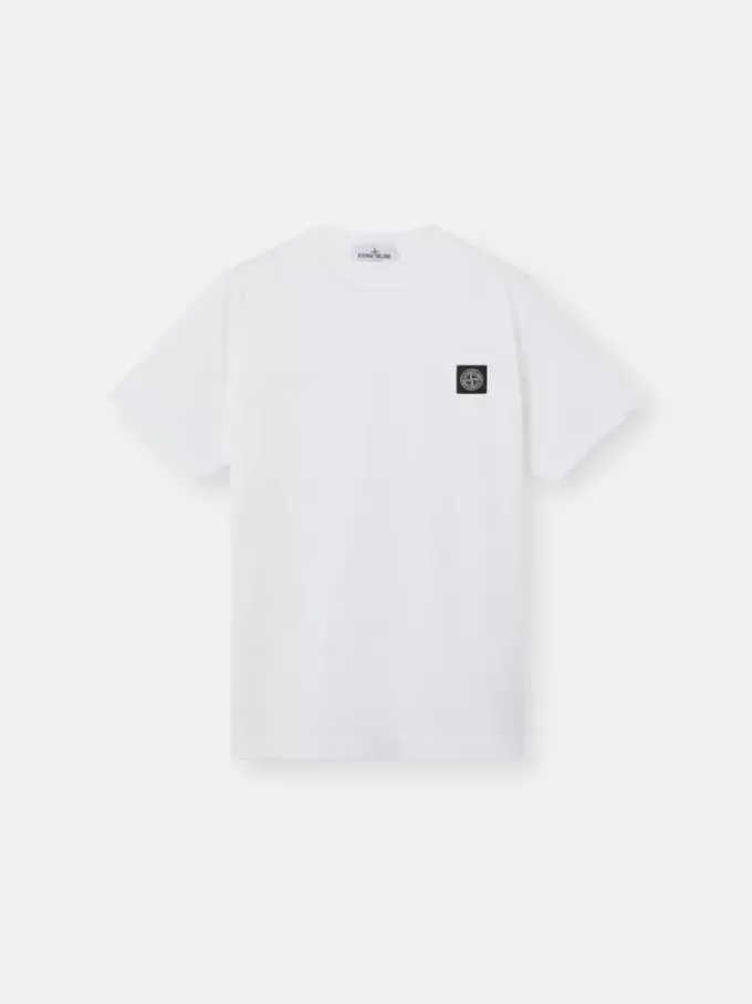 Slim-fit T-shirt met korte mouwen en Compass-patch
