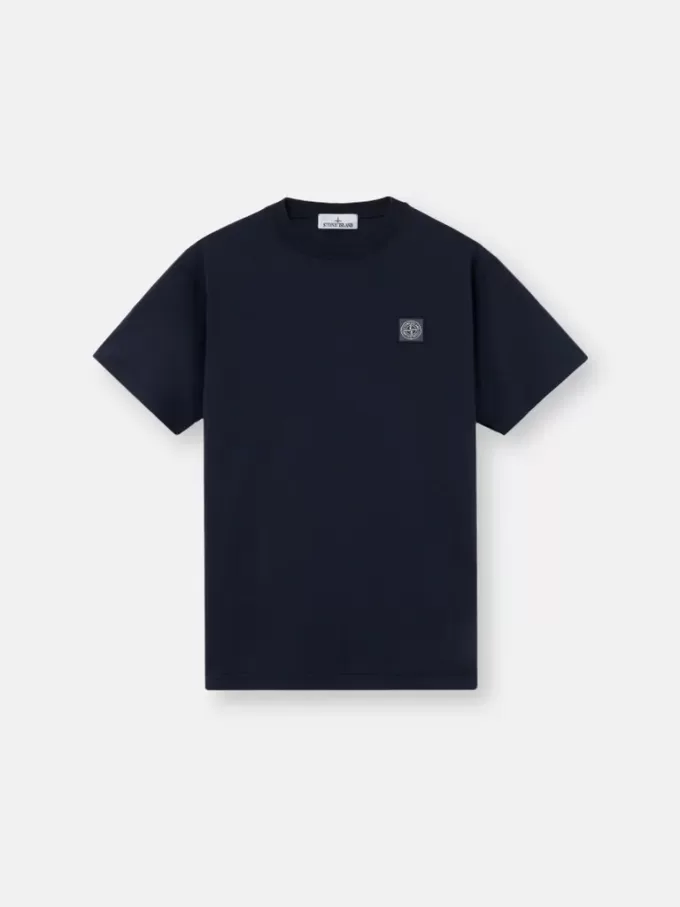 Slim-fit T-shirt met korte mouwen en Compass-patch Slim-fit T-shirt met korte mouwen en Compass-patch