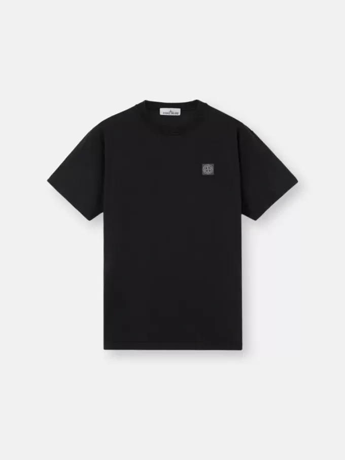 Slim-fit T-shirt met korte mouwen en Compass-patch