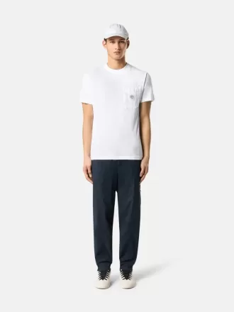 Slim-fit T-shirt met korte mouwen en Compass-patch Slim-fit T-shirt met korte mouwen en Compass-patch