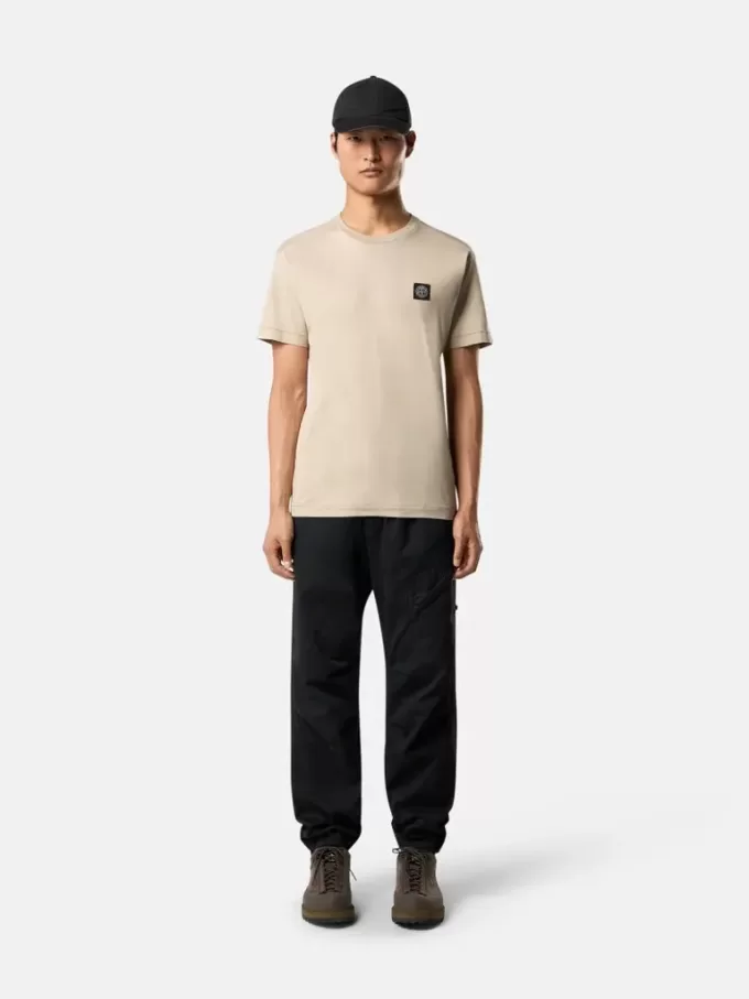 Slim-fit T-shirt met korte mouwen en Compass-patch