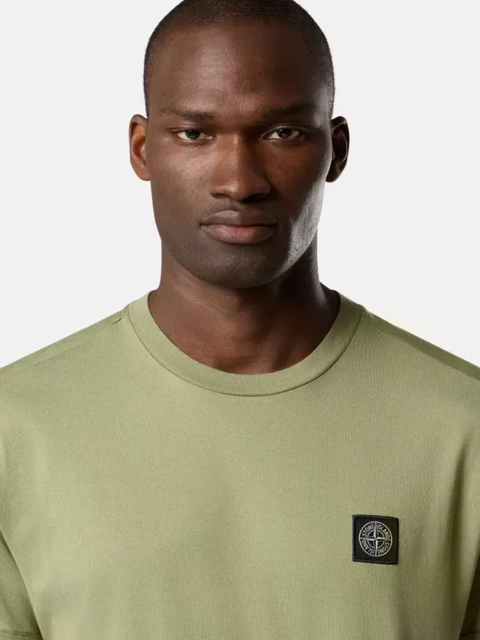 Slim-fit T-shirt met korte mouwen en Compass-patch