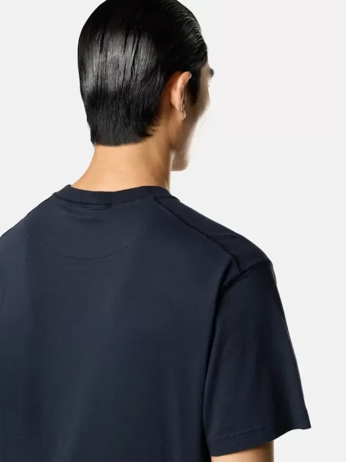 Slim-fit T-shirt met korte mouwen en Compass-patch Slim-fit T-shirt met korte mouwen en Compass-patch