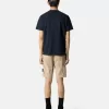 Slim-fit T-shirt met korte mouwen en Compass-patch Slim-fit T-shirt met korte mouwen en Compass-patch