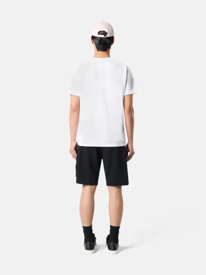 Slim-fit T-shirt met korte mouwen en Compass-patch Slim-fit T-shirt met korte mouwen en Compass-patch