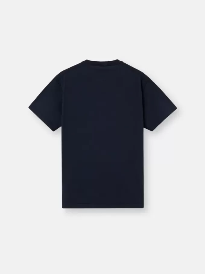 Slim-fit T-shirt met korte mouwen en Compass-patch Slim-fit T-shirt met korte mouwen en Compass-patch