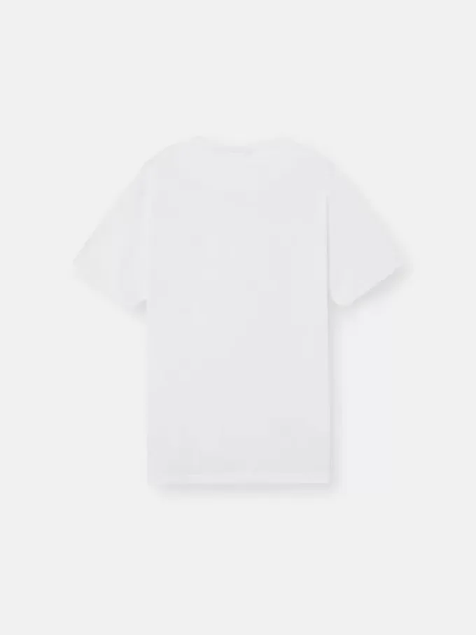 Slim-fit T-shirt met korte mouwen en Compass-patch Slim-fit T-shirt met korte mouwen en Compass-patch