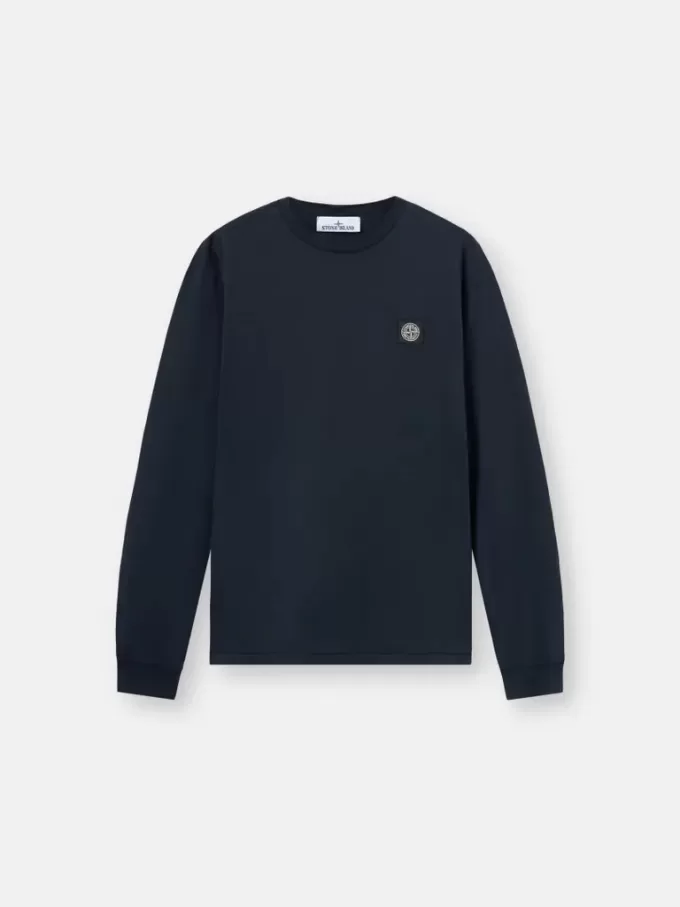 Slim fit T-shirt met lange mouwen
