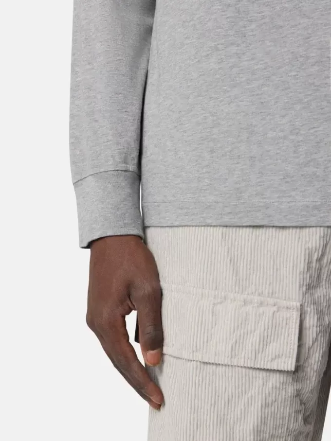Slim fit T-shirt met lange mouwen