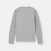 Slim fit T-shirt met lange mouwen