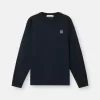 Slim-fit T-shirt met lange mouwen en Compass-patch