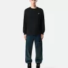 Slim-fit T-shirt met lange mouwen en Compass-patch