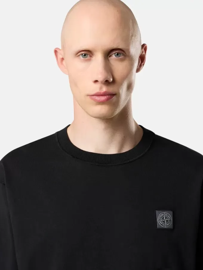 Slim-fit T-shirt met lange mouwen en Compass-patch