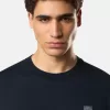 Slim-fit T-shirt met lange mouwen en Compass-patch