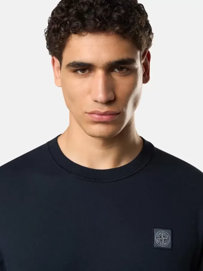 Slim-fit T-shirt met lange mouwen en Compass-patch
