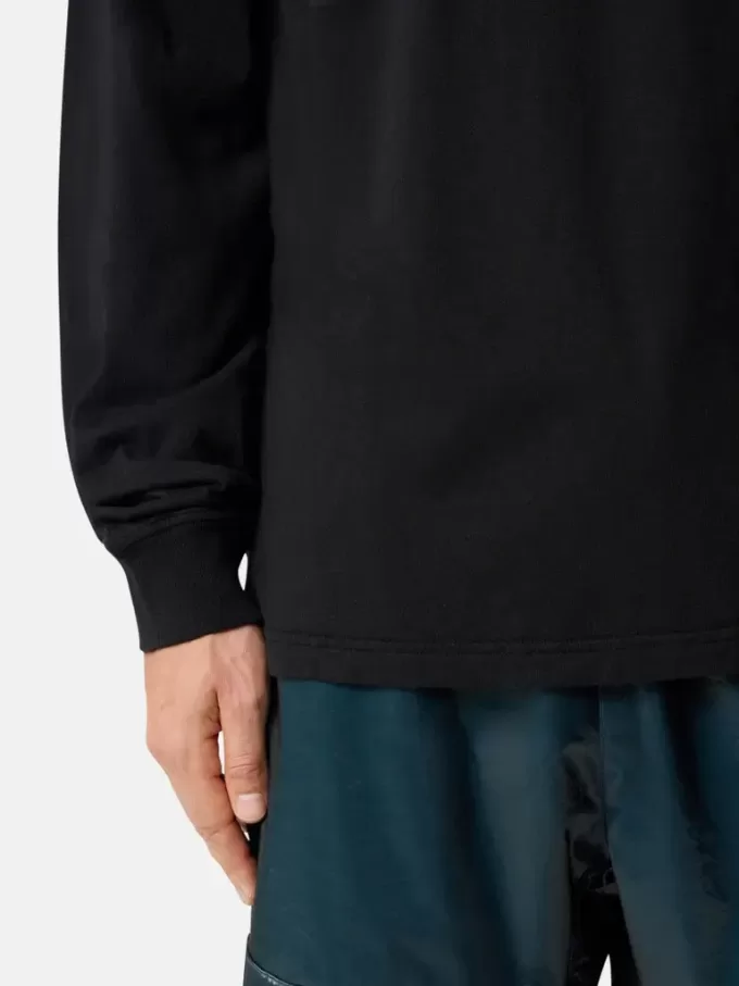 Slim-fit T-shirt met lange mouwen en Compass-patch
