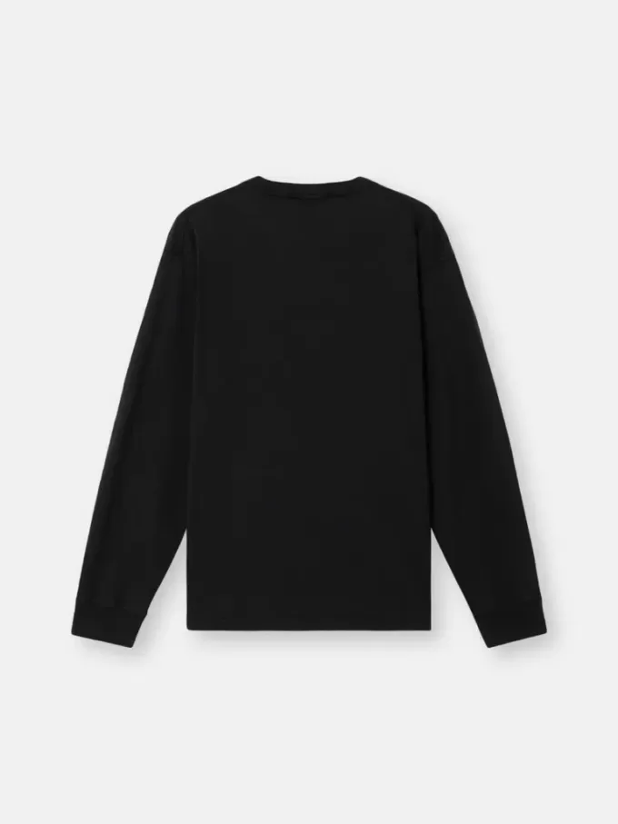 Slim-fit T-shirt met lange mouwen en Compass-patch