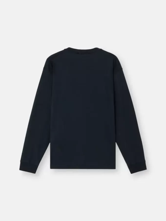 Slim-fit T-shirt met lange mouwen en Compass-patch