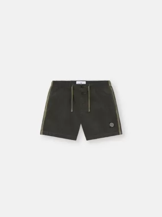 Slim-fit zwemshort met zakken en mesh voering