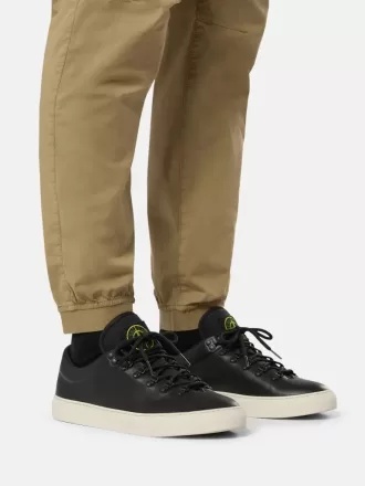 Sneaker met veters en logo