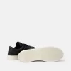 Sneaker met veters en logo